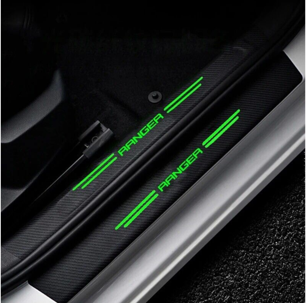 Ford Ranger Next Gen Glow In The Dark Sill Scuff Protector