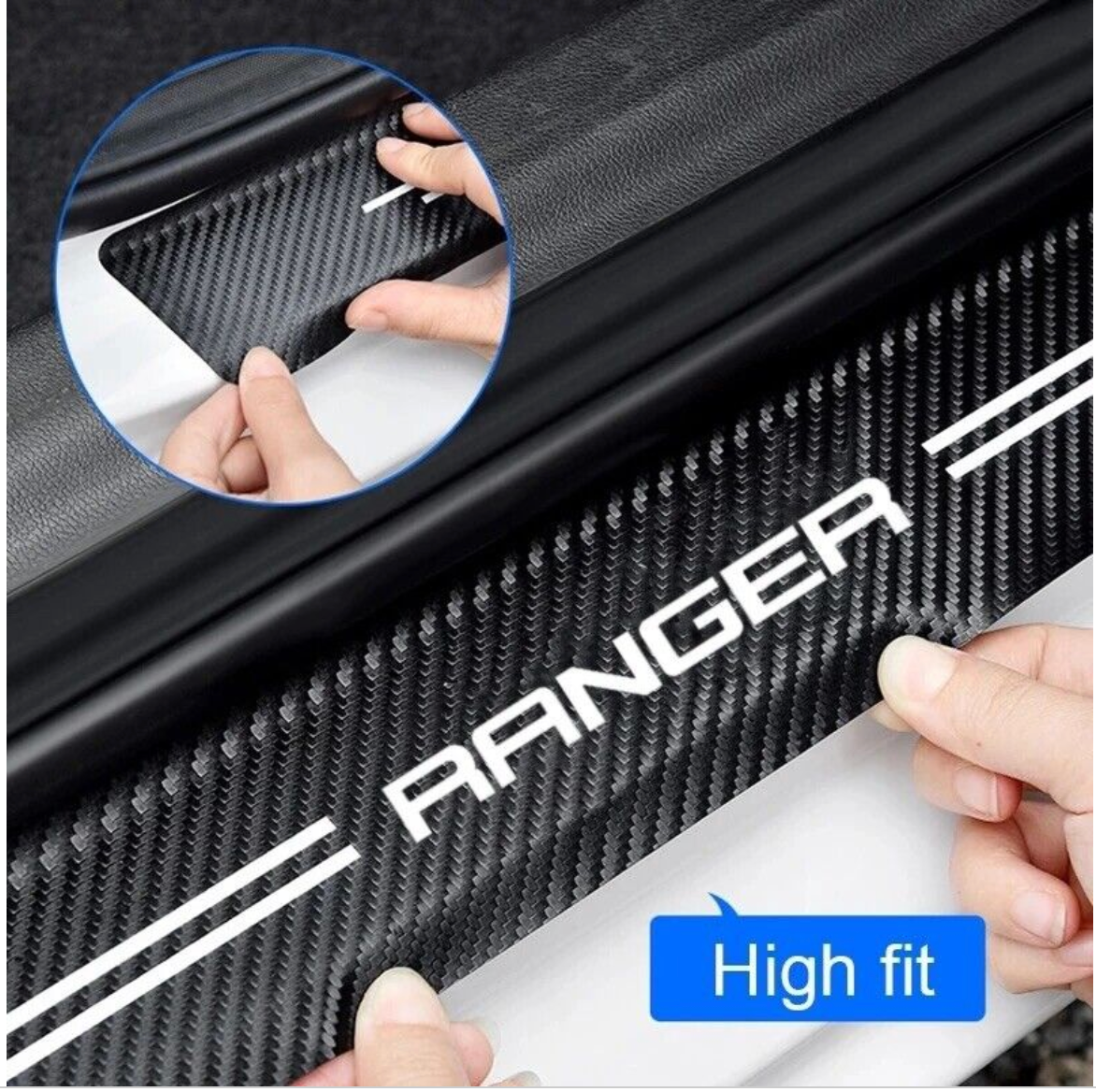 Ford Ranger Next Gen Glow In The Dark Sill Scuff Protector