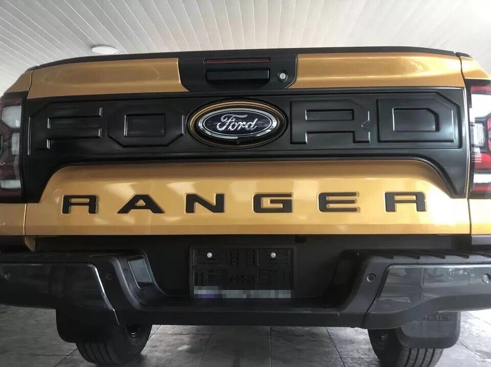 Ranger Tailgate Letters Badges "Black Letters"