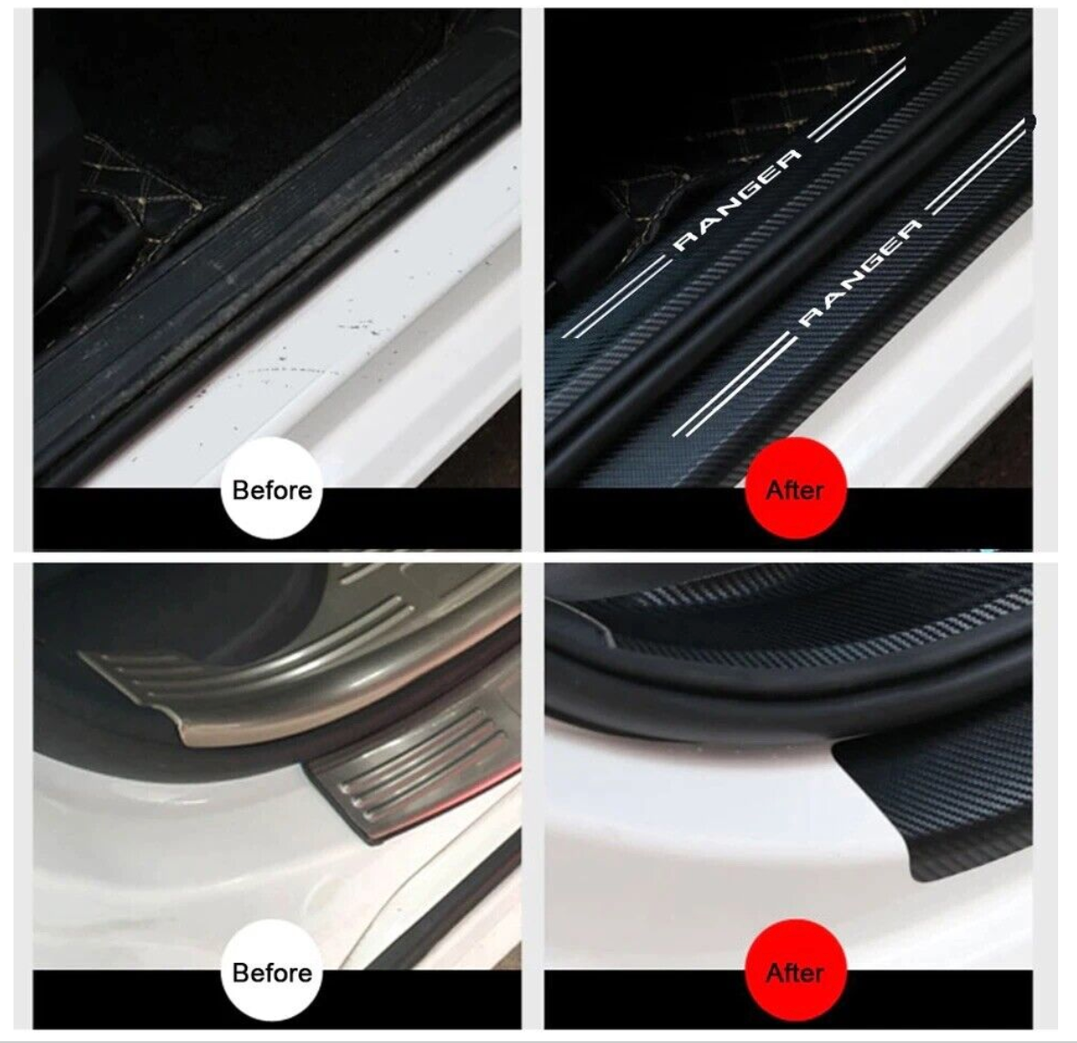 Ford Ranger Next Gen Wildtrak Sill Scuff Protector